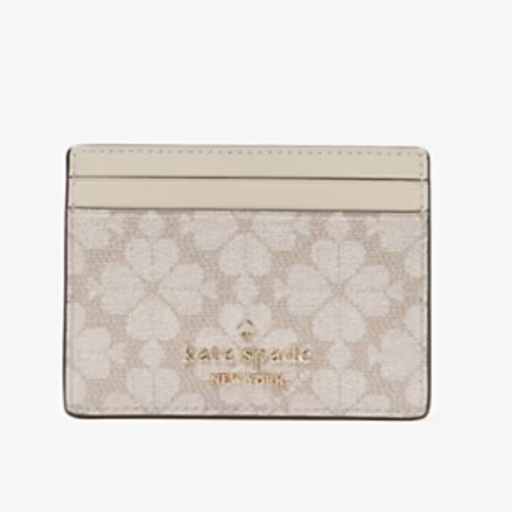 Kate Spade flower large slim ID holder